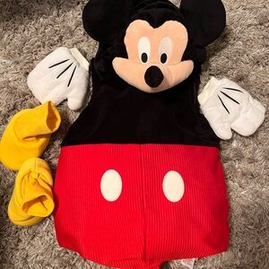 Mickey Mouse Costume with Yellow Shoes